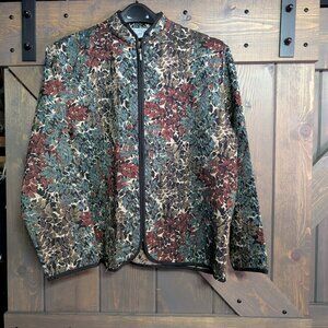 BonWorth size L floral tapestry jacket